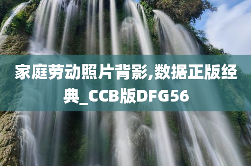 家庭劳动照片背影,数据正版经典_CCB版DFG56