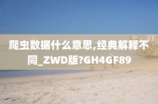 爬虫数据什么意思,经典解释不同_ZWD版?GH4GF89