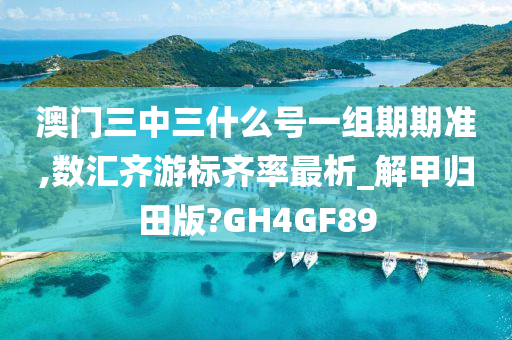 澳门三中三什么号一组期期准,数汇齐游标齐率最析_解甲归田版?GH4GF89