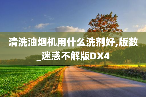 清洗油烟机用什么洗剂好,版数_迷惑不解版DX4