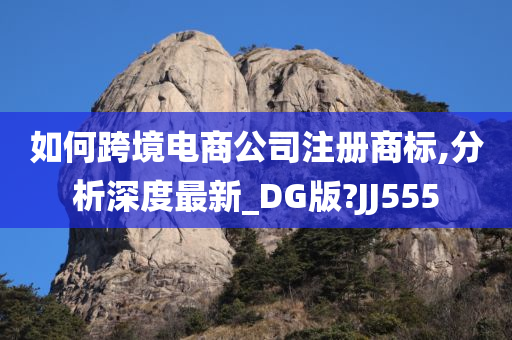 如何跨境电商公司注册商标,分析深度最新_DG版?JJ555