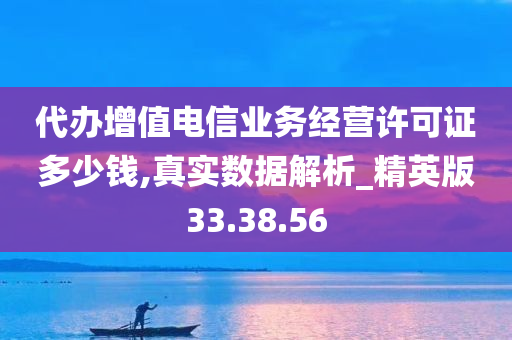 代办增值电信业务经营许可证多少钱,真实数据解析_精英版33.38.56