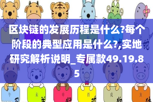 区块链的发展历程是什么?每个阶段的典型应用是什么?,实地研究解析说明_专属款49.19.85