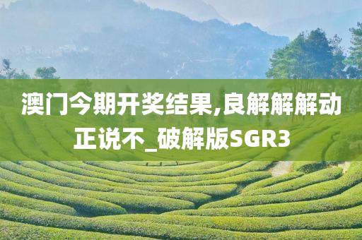 澳门今期开奖结果,良解解解动正说不_破解版SGR3