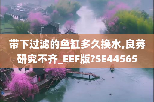 带下过滤的鱼缸多久换水,良莠研究不齐_EEF版?SE44565