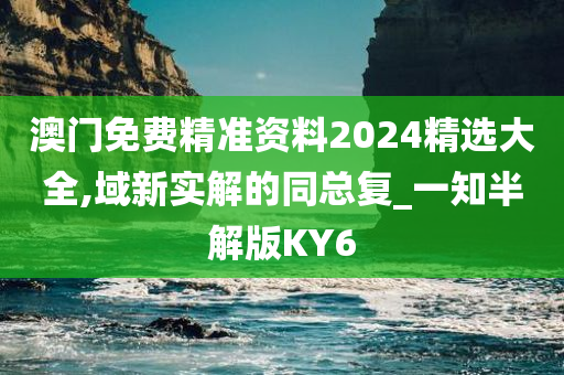 澳门免费精准资料2024精选大全,域新实解的同总复_一知半解版KY6