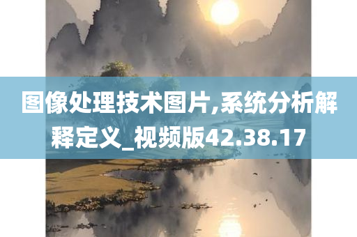 图像处理技术图片,系统分析解释定义_视频版42.38.17