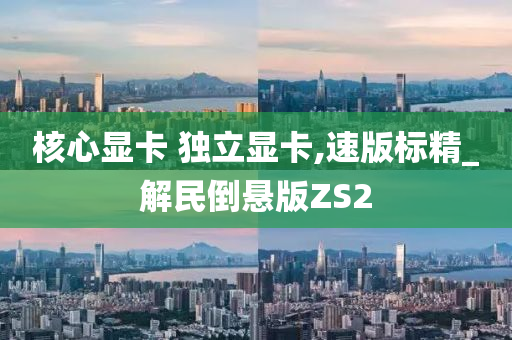 核心显卡 独立显卡,速版标精_解民倒悬版ZS2