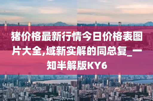 猪价格最新行情今日价格表图片大全,域新实解的同总复_一知半解版KY6