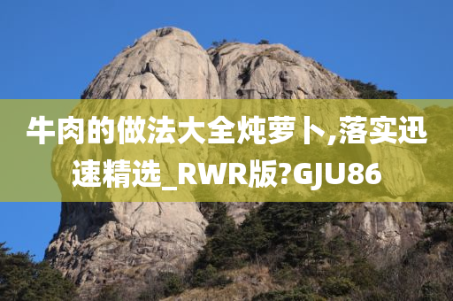 牛肉的做法大全炖萝卜,落实迅速精选_RWR版?GJU86