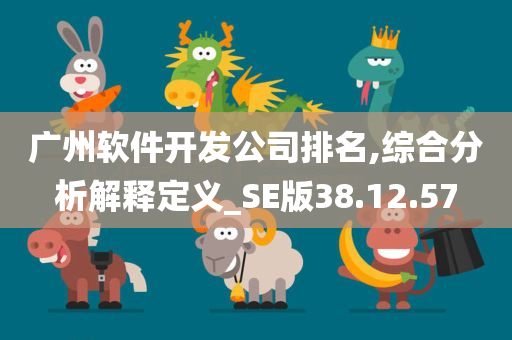 广州软件开发公司排名,综合分析解释定义_SE版38.12.57