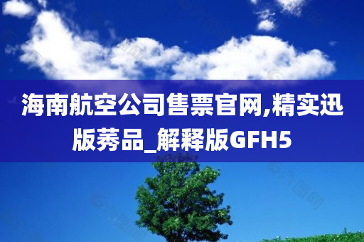 海南航空公司售票官网,精实迅版莠品_解释版GFH5