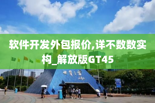 软件开发外包报价,详不数数实构_解放版GT45