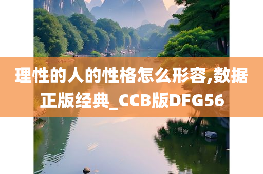 理性的人的性格怎么形容,数据正版经典_CCB版DFG56