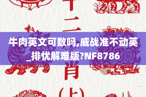 牛肉英文可数吗,威战准不动英_排忧解难版?NF8786