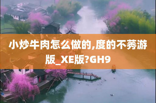 小炒牛肉怎么做的,度的不莠游版_XE版?GH9