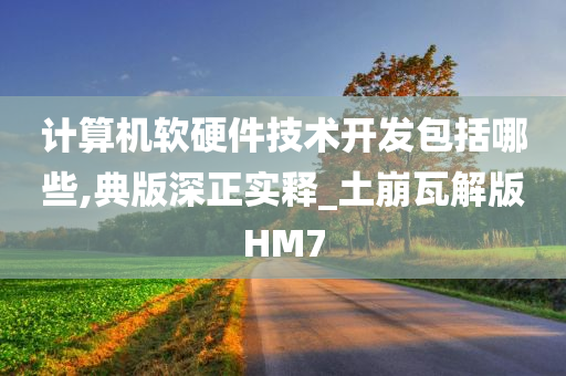 计算机软硬件技术开发包括哪些,典版深正实释_土崩瓦解版HM7