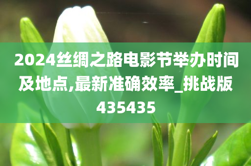 2024丝绸之路电影节举办时间及地点,最新准确效率_挑战版435435