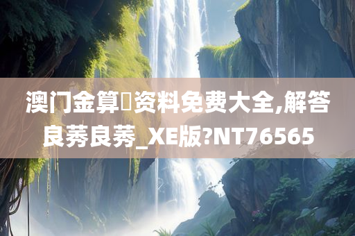 澳门金算盤资料免费大全,解答良莠良莠_XE版?NT76565