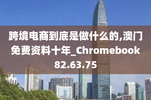 跨境电商到底是做什么的,澳门免费资料十年_Chromebook82.63.75