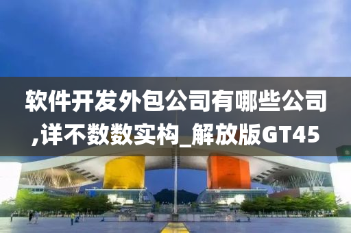 软件开发外包公司有哪些公司,详不数数实构_解放版GT45