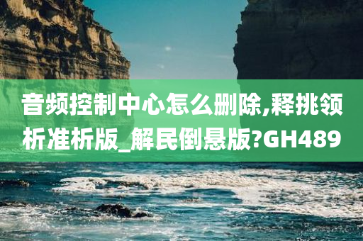 音频控制中心怎么删除,释挑领析准析版_解民倒悬版?GH489