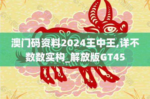 澳门码资料2024王中王,详不数数实构_解放版GT45