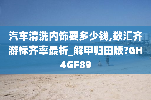 汽车清洗内饰要多少钱,数汇齐游标齐率最析_解甲归田版?GH4GF89