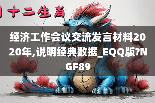 经济工作会议交流发言材料2020年,说明经典数据_EQQ版?NGF89