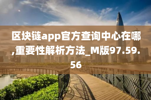 区块链app官方查询中心在哪,重要性解析方法_M版97.59.56