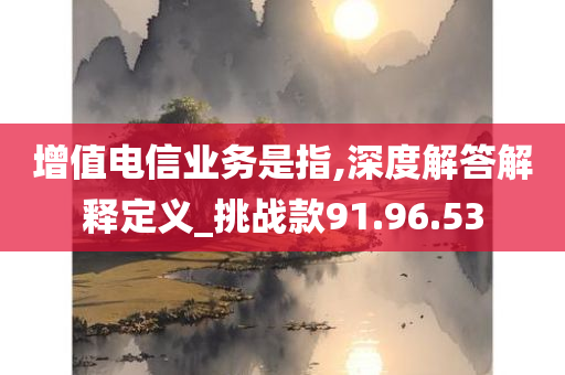 增值电信业务是指,深度解答解释定义_挑战款91.96.53