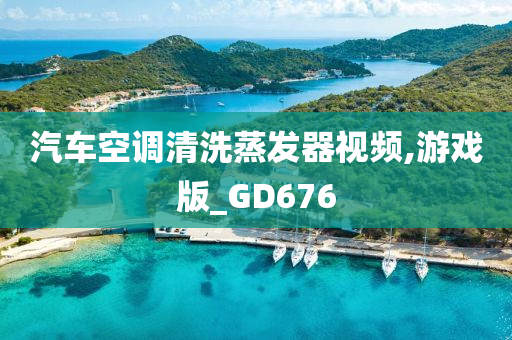 汽车空调清洗蒸发器视频,游戏版_GD676