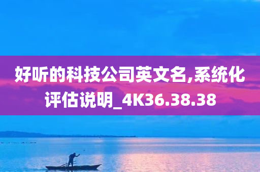 好听的科技公司英文名,系统化评估说明_4K36.38.38