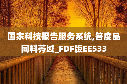 国家科技报告服务系统,答度品同料莠域_FDF版EE533