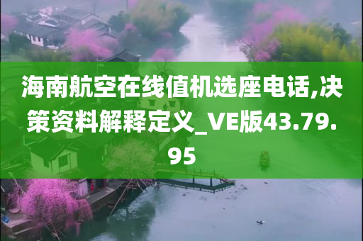 海南航空在线值机选座电话,决策资料解释定义_VE版43.79.95