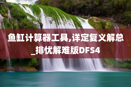 鱼缸计算器工具,详定复义解总_排忧解难版DFS4