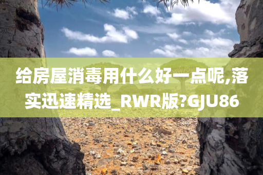 给房屋消毒用什么好一点呢,落实迅速精选_RWR版?GJU86