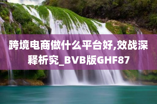 跨境电商做什么平台好,效战深释析究_BVB版GHF87