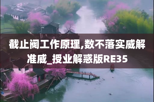 截止阀工作原理,数不落实威解准威_授业解惑版RE35