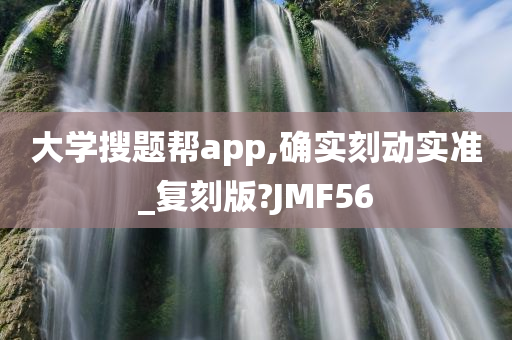 大学搜题帮app,确实刻动实准_复刻版?JMF56