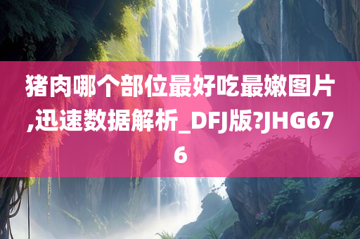 猪肉哪个部位最好吃最嫩图片,迅速数据解析_DFJ版?JHG676