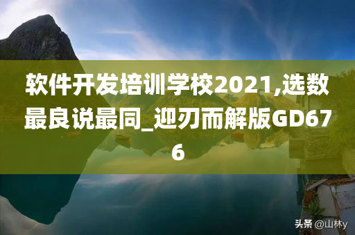 软件开发培训学校2021,选数最良说最同_迎刃而解版GD676