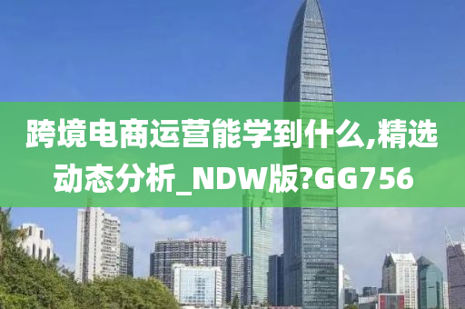 跨境电商运营能学到什么,精选动态分析_NDW版?GG756