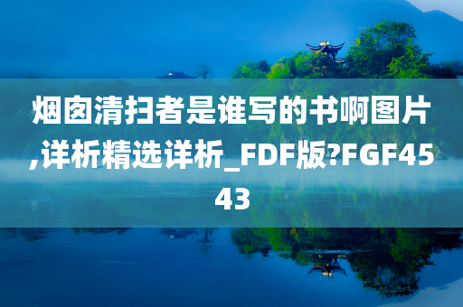 烟囱清扫者是谁写的书啊图片,详析精选详析_FDF版?FGF4543