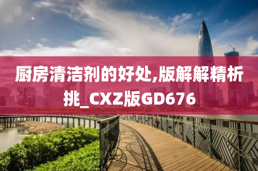 厨房清洁剂的好处,版解解精析挑_CXZ版GD676