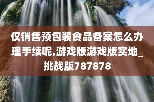 仅销售预包装食品备案怎么办理手续呢,游戏版游戏版实地_挑战版787878