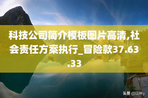 科技公司简介模板图片高清,社会责任方案执行_冒险款37.63.33