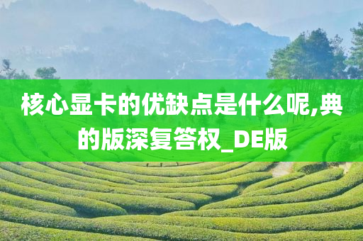 核心显卡的优缺点是什么呢,典的版深复答权_DE版