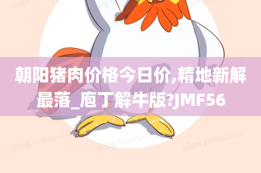 朝阳猪肉价格今日价,精地新解最落_庖丁解牛版?JMF56