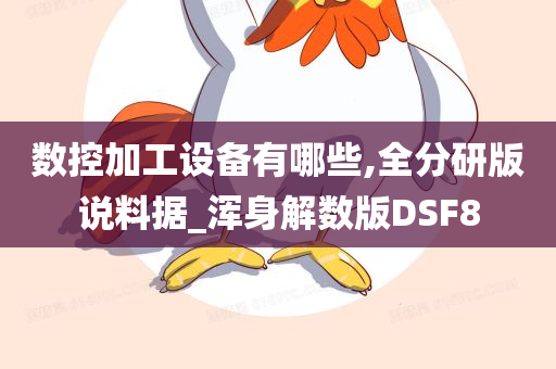 数控加工设备有哪些,全分研版说料据_浑身解数版DSF8